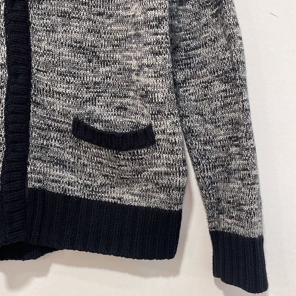 A.P.C. Women's Charcoal and Black Cardigan - Picture 3 of 8